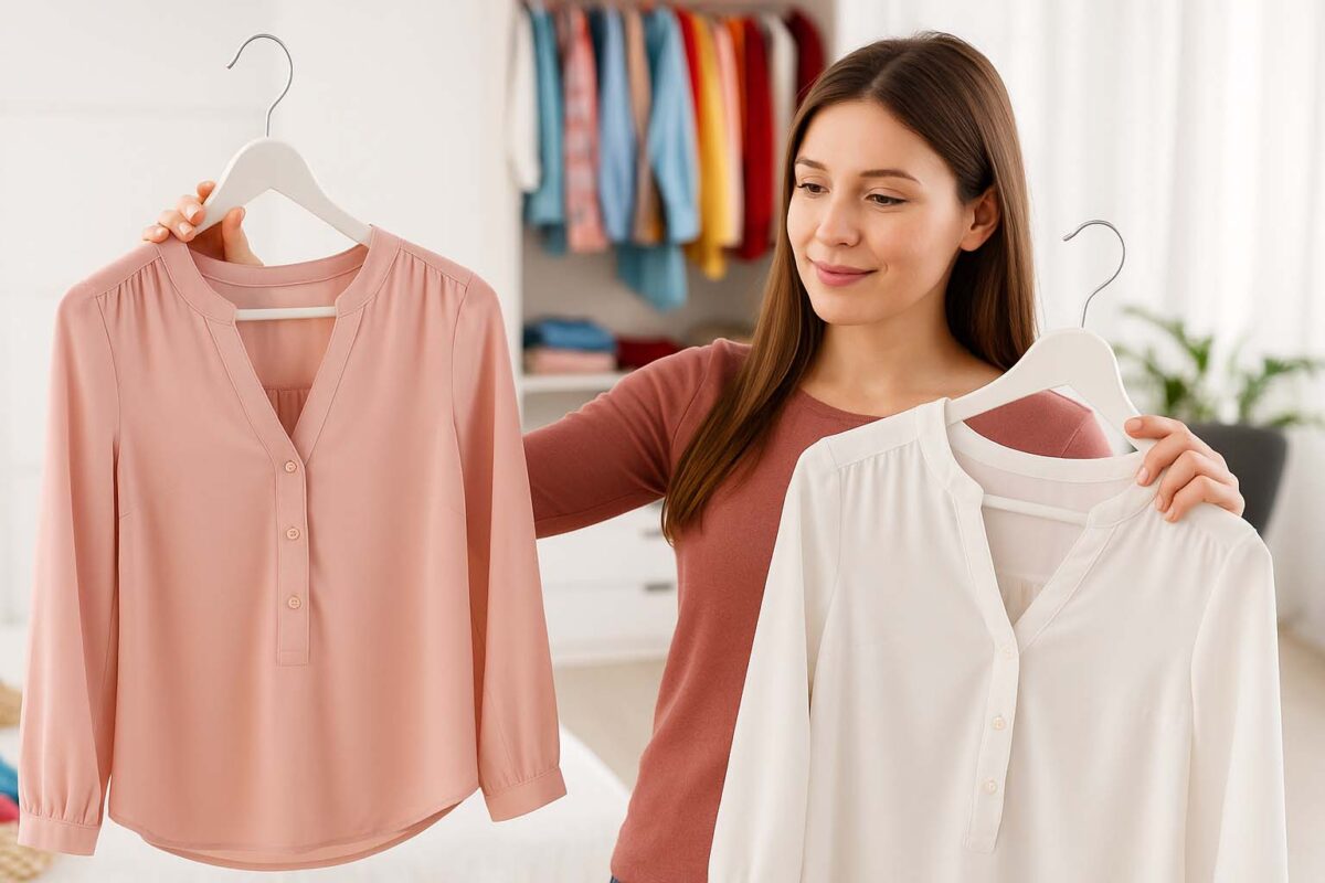 die Wahl der Kleidung nicht einfach