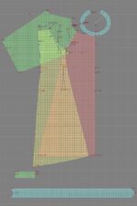 2285 - Kleid mit weitem Ärmel – Bild 5