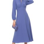 Kleid mit Falten am Oberteil