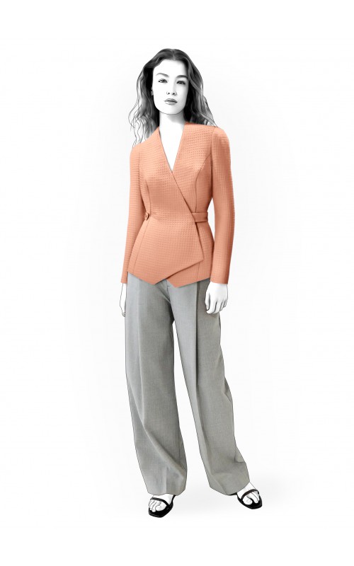 2568-1.jpg 2568 - Blazer mit Abnähern am Ärmelkopf – Bild 1