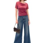 2830 - T-Shirt mit Falten