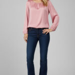 Bluse mit volumonösen Ärmeln