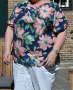 4440 - Bluse mit volumonösen Ärmeln – Bild 6