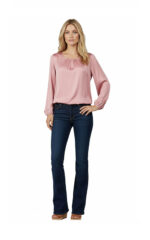 Bluse mit volumonösen Ärmeln