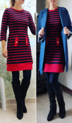 4595 - Einfaches Jerseykleid – Bild 6