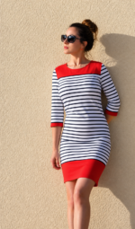 4595 - Einfaches Jerseykleid – Bild 4