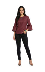 Bluse mit dekorativen Manschetten