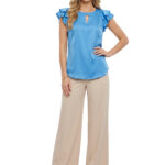 Bluse mit dekorativem Ärmel