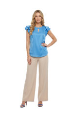 Bluse mit dekorativem Ärmel