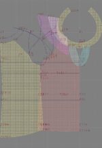 2283 - Bluse mit dekorativem Ärmel – Bild 3