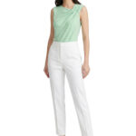 Top mit Schulterraffung