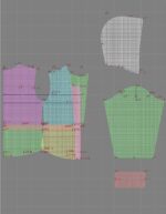 2395 - Jacke mit dekorativer Vorderpasse – Bild 3