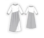 2580 - Kleid mit asymmetrischer Teilungsnaht – Bild 2