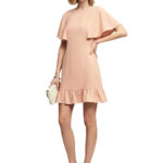 2860 - Kleid mit Flügelärmeln