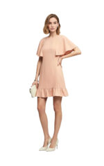 2860 - Kleid mit Flügelärmeln