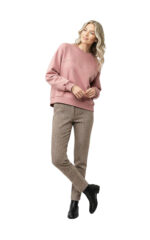 2866 - Bluson mit geformter Passe