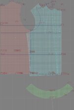 2868 - Ärmellose Bluse mit Stehkragen – Bild 3