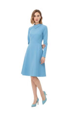 2874 - Kleid mit Teilungsnähten