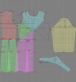 2874 - Kleid mit Teilungsnähten – Bild 3