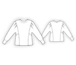 2875 - Sweatshirt mit Falten am Ärmelkuppel – Bild 2