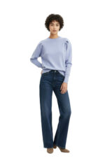 2875 - Sweatshirt mit Falten am Ärmelkuppel