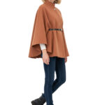 2879 - Poncho mit Gürtel