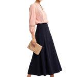 2888 - Bluse mit Spitzen-Einsätzen