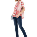 2893 - Ausgestellte Bluse