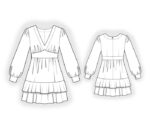 2894 - Kleid mit Volantrock – Bild 2