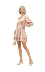 2894 - Kleid mit Volantrock