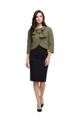 Halbmantel mit Schleife