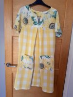 4827 - A-Linien-Kleid mit Falte – Bild 5