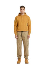 Hose mit seitlichem Einsatz