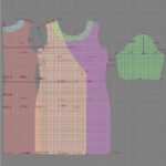 2561 - A-Linien-Kleid mit Übertritt – Bild 3