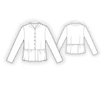 2671 - Jacke mit Schoßteil – Bild 2