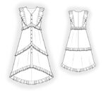 2895 - Volantkleid – Bild 2