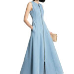 2900 - Trägerkleid mit vertikalen Teilungsnähten