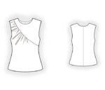 2907 - Asymmetrische Bluse – Bild 2