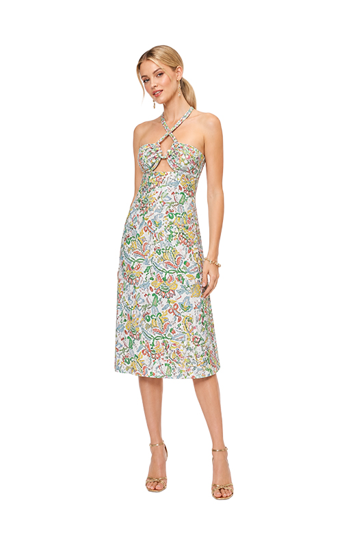 Kleid mit gereihtem Mieder