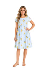 Kleid mit ausgestelltem Rock