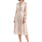 Kleid mit Gummizugärmeln