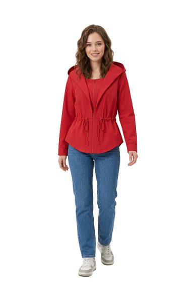 Jacke mit dekorativer Vorderpasse