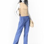 Bluse aus Strickstoff