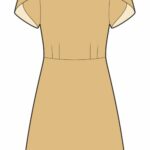 Kleid mit kurzen Ärmeln