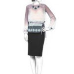 Schnittmuster für Bluse mit Passe