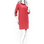 Kleid mit Stehkragen