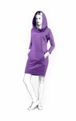 Hoodiekleid mit Kapuze