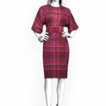 Kleid mit voluminösen Ärmel