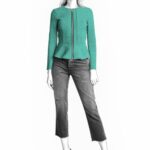 Kurzblazer mit Reißverschluss