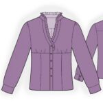5999 - Bluse mit Rüschen